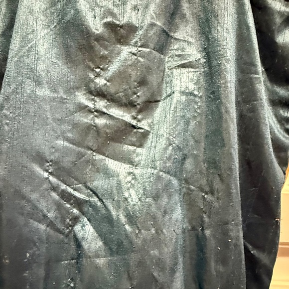 Miss Albright Blue Silk Beaded Sequins Boho Statement Tote Anthropologie - Picture 4 of 6